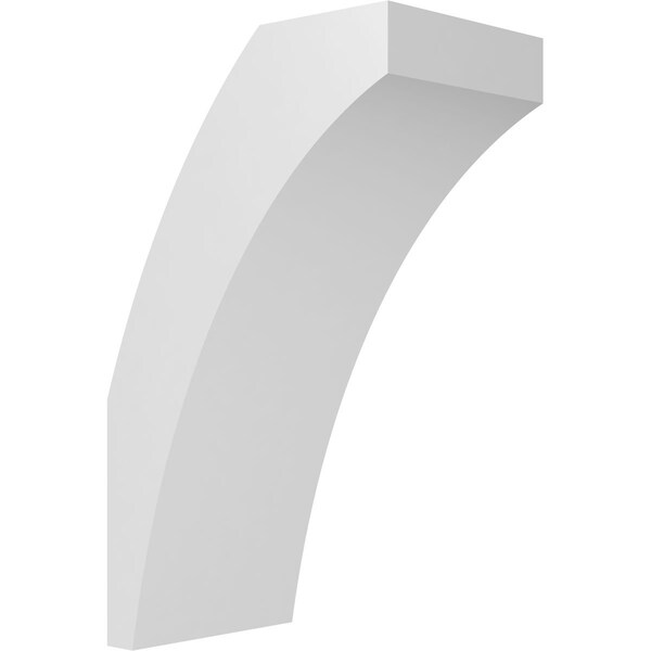 Ekena Millwork 4-in. W x 6-in. D x 10-in. H Thorton Architectural Grade PVC Knee Brace BRCP04X06X10THR - main